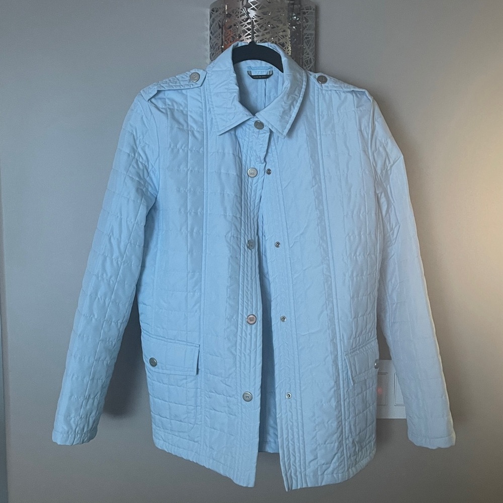 Max Mara Weekend Lightweight Blue Quilted Jacket